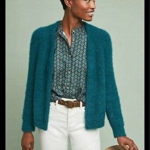 Anthropologie sleeping on snow northbound eyelash cardigan